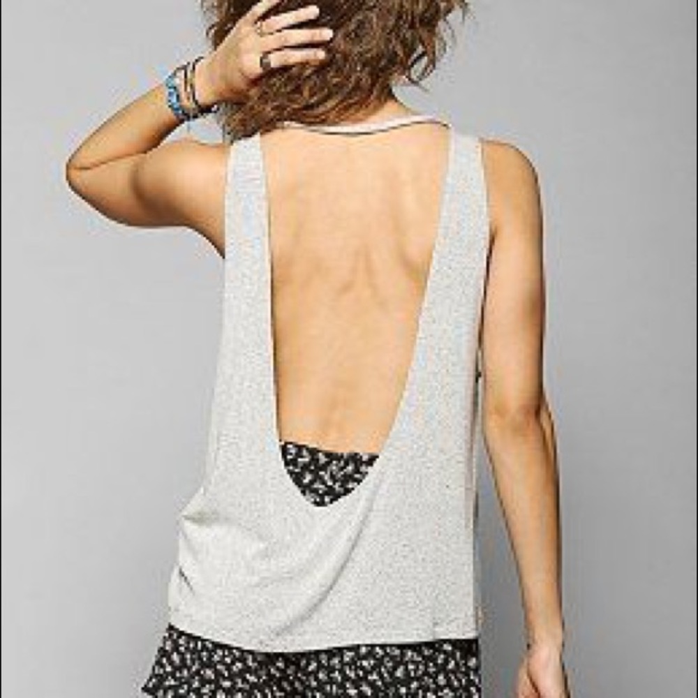 Urban Outfitters Open Back Knit Tank